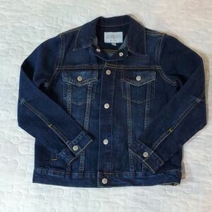 Gymboree Boy's Dark Wash Jean Jacket, Size Medium (7-8)